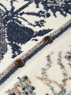 SCOTCH&SODA Cardigan em mistura de algodão com intársia