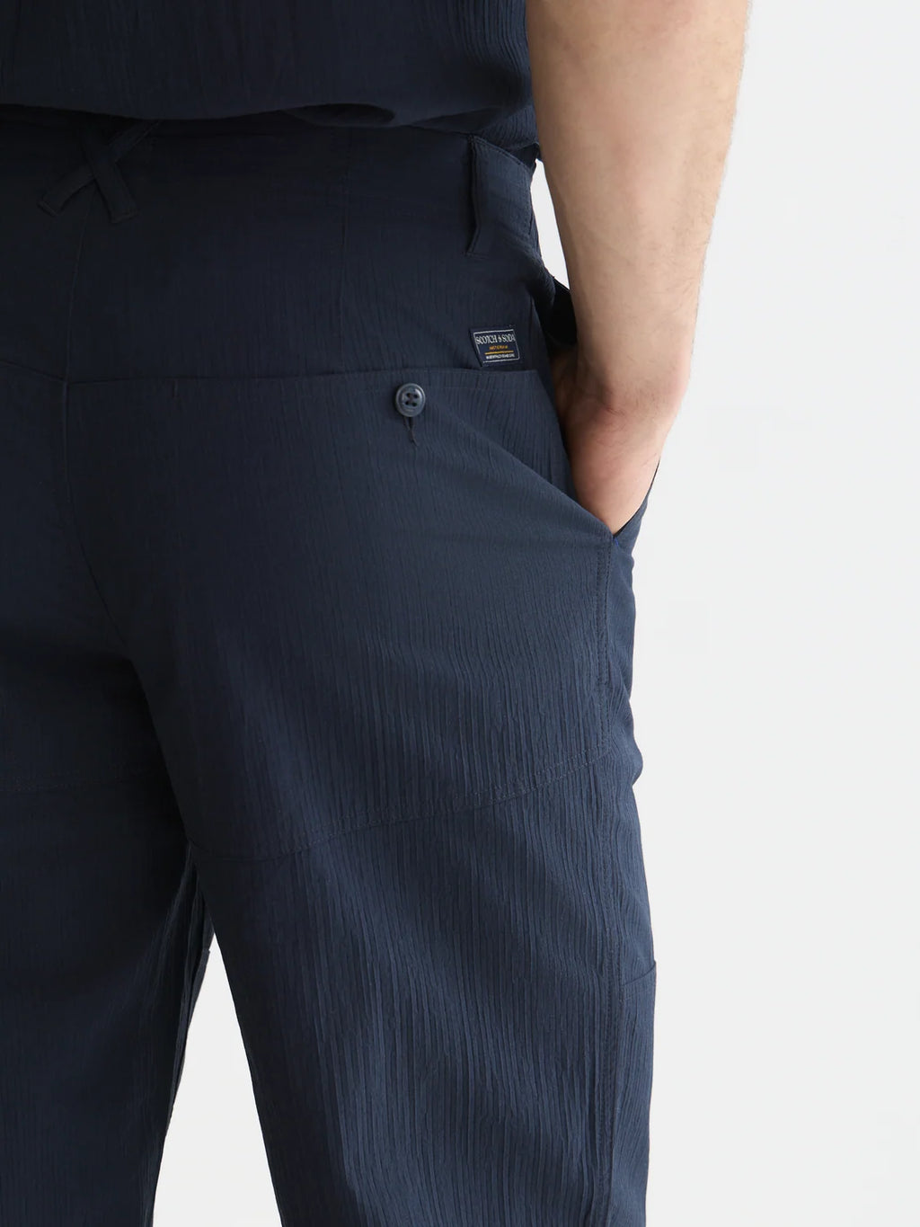 SCOTCH&SODA Calça chino reta e relaxada