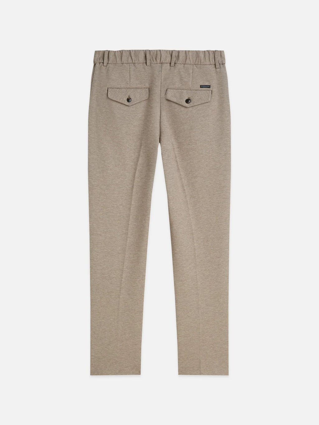 SCOTCH&SODA Calça com acabamento personalizado em malha tingida em fio