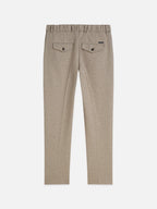SCOTCH&SODA Calça com acabamento personalizado em malha tingida em fio