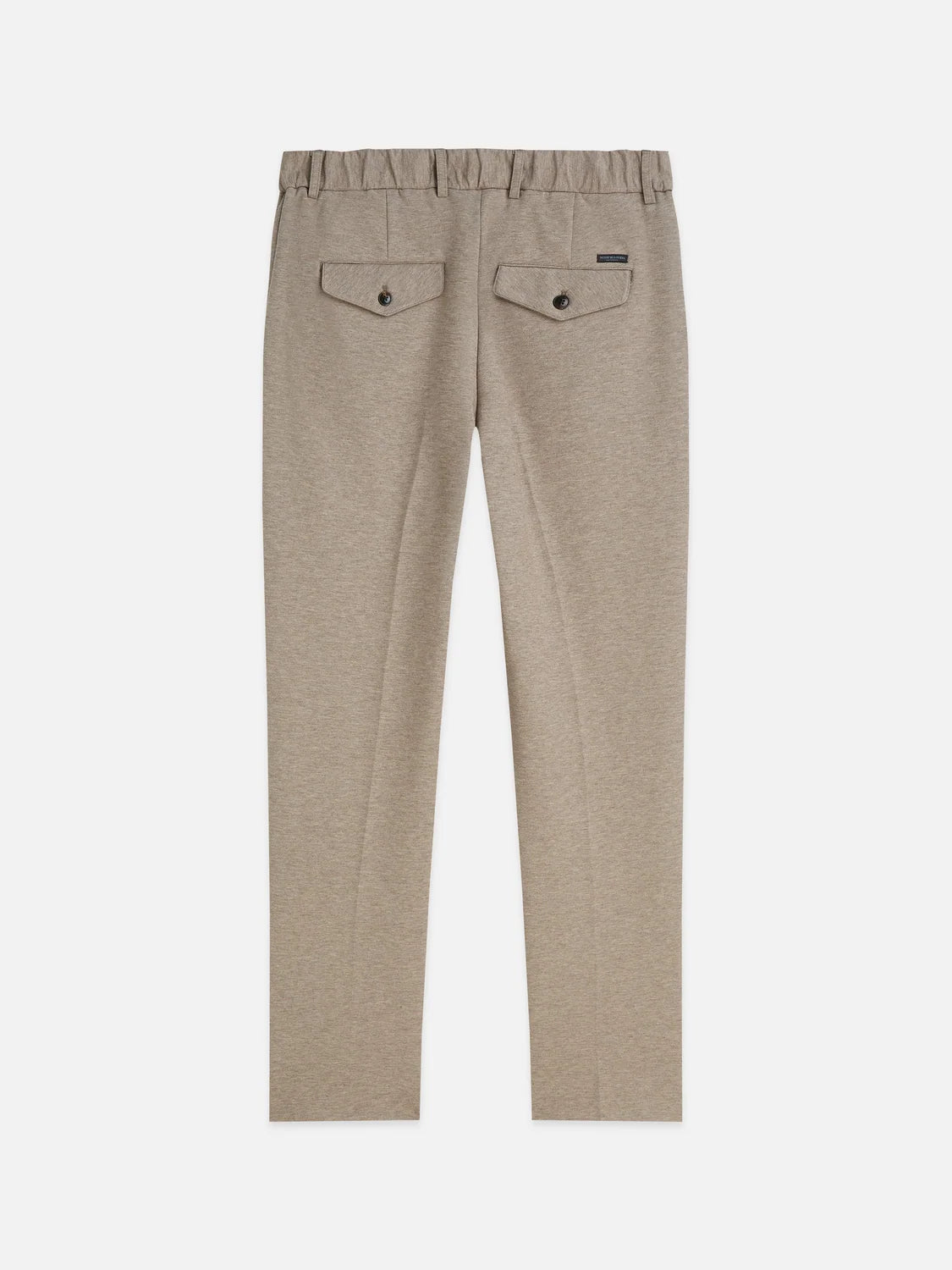 SCOTCH&SODA Calça com acabamento personalizado em malha tingida em fio