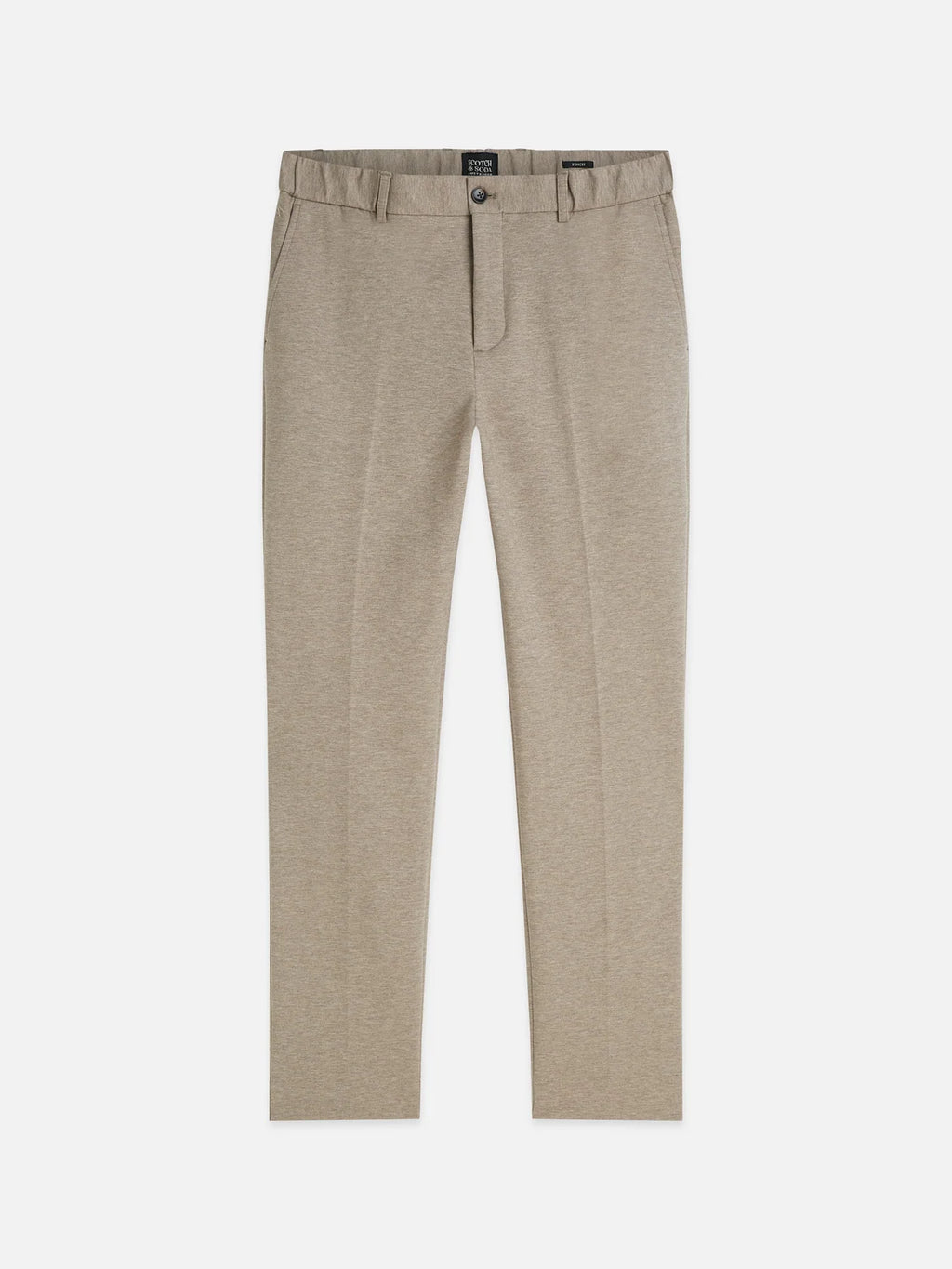 SCOTCH&SODA Calça com acabamento personalizado em malha tingida em fio