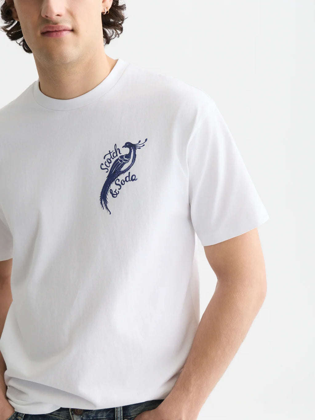 SCOTCH&SODA x Royal Delft T-shirt pintada à mão