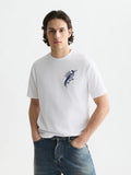 SCOTCH&SODA x Royal Delft T-shirt pintada à mão