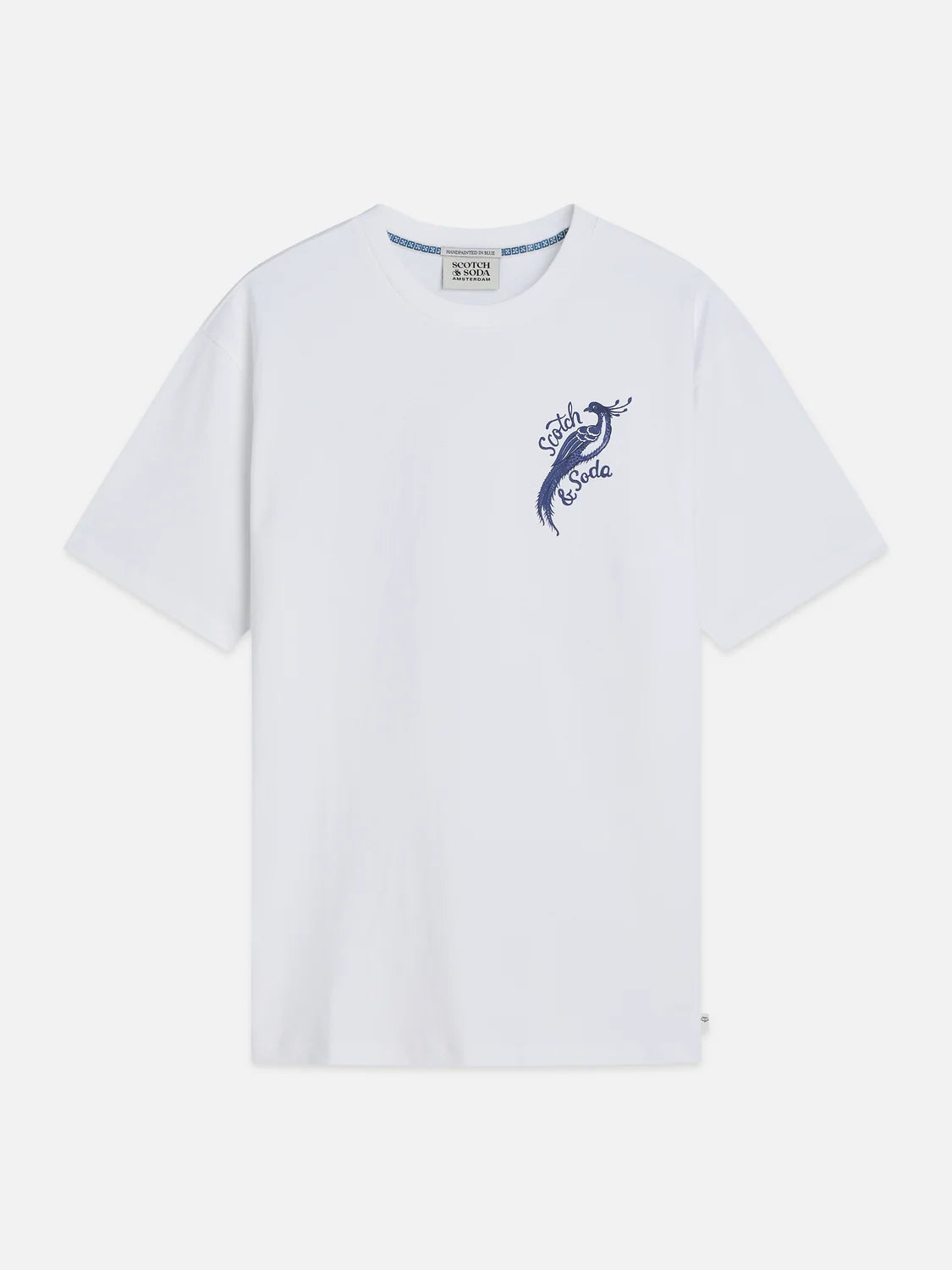 SCOTCH&SODA x Royal Delft T-shirt pintada à mão