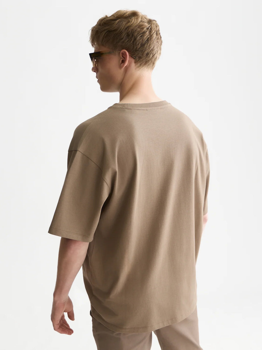 SCOTCH&SODA T-shirt essentials com bolso e corte solto