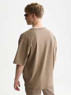SCOTCH&SODA T-shirt essentials com bolso e corte solto