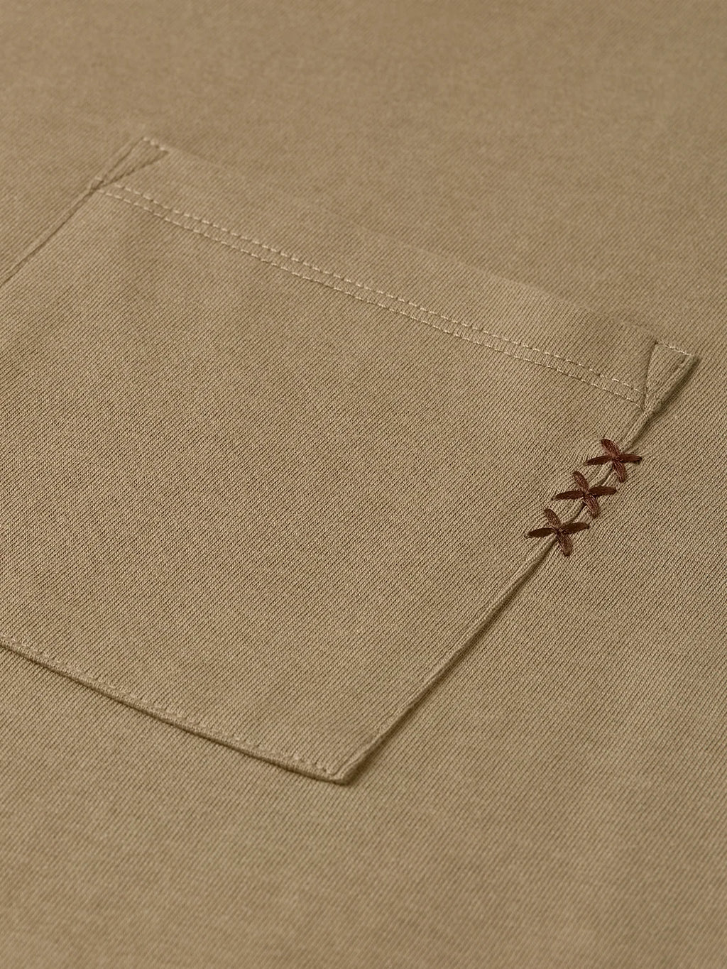SCOTCH&SODA T-shirt essentials com bolso e corte solto