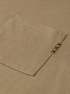 SCOTCH&SODA T-shirt essentials com bolso e corte solto