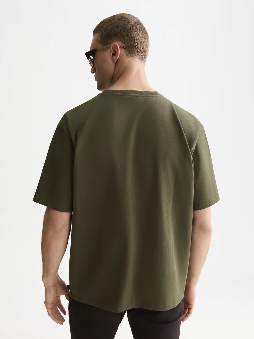 SCOTCH&SODA T-shirt essentials com bolso e corte solto
