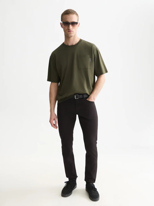 SCOTCH&SODA T-shirt essentials com bolso e corte solto