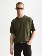 SCOTCH&SODA T-shirt essentials com bolso e corte solto