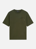 SCOTCH&SODA T-shirt essentials com bolso e corte solto