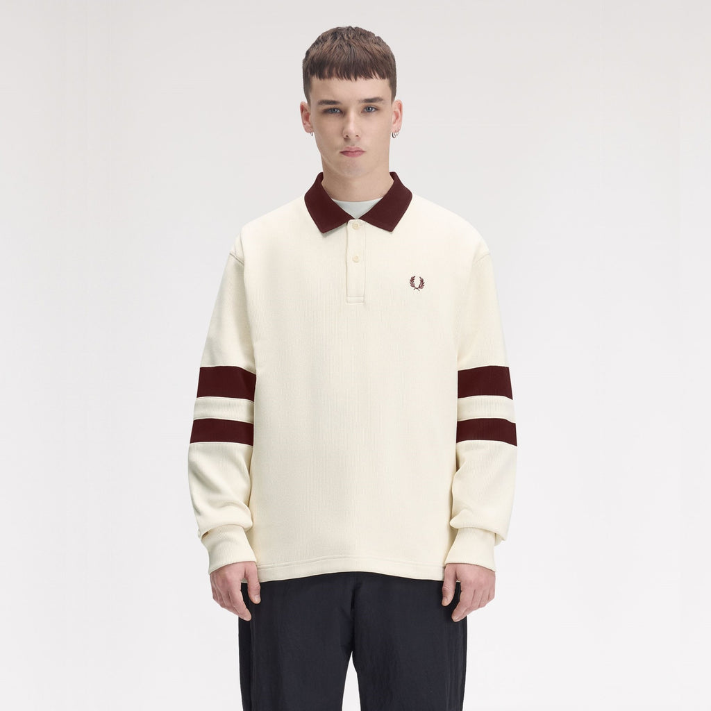 FRED PERRY Camisola com colarinho com ponto descontínuo