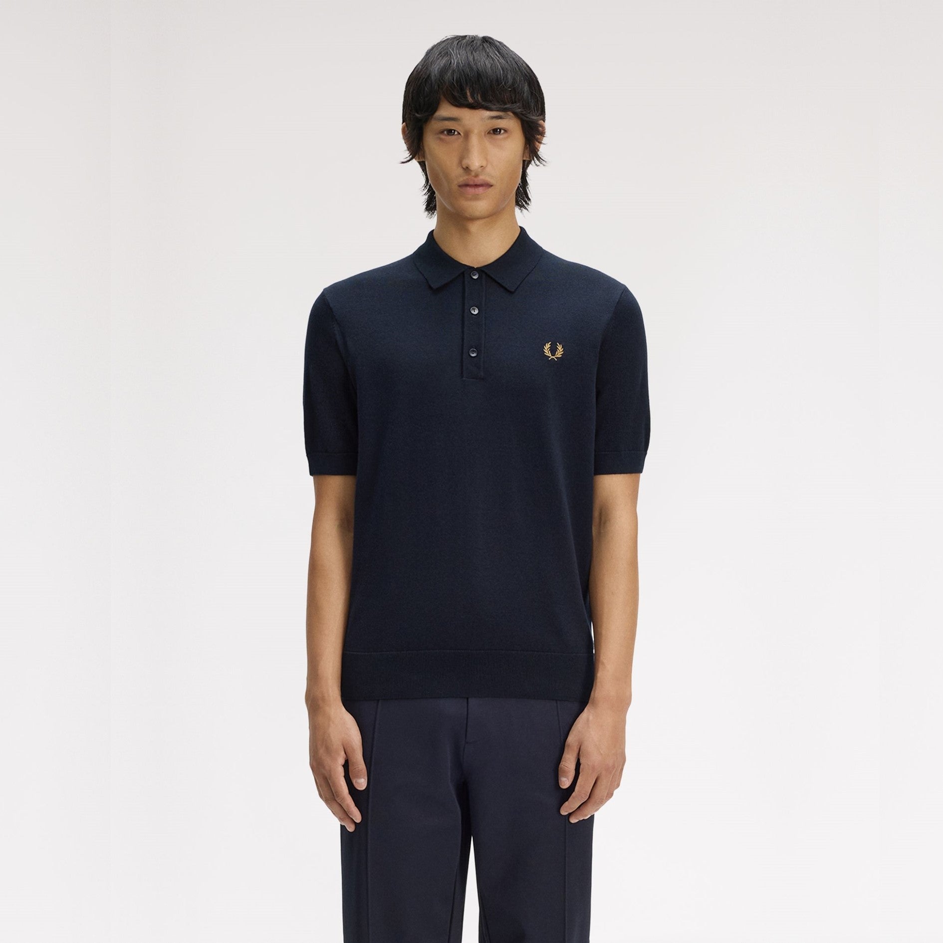 FRED PERRY Polo em malha de algodão