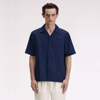 FRED PERRY Camisa de linho com gola