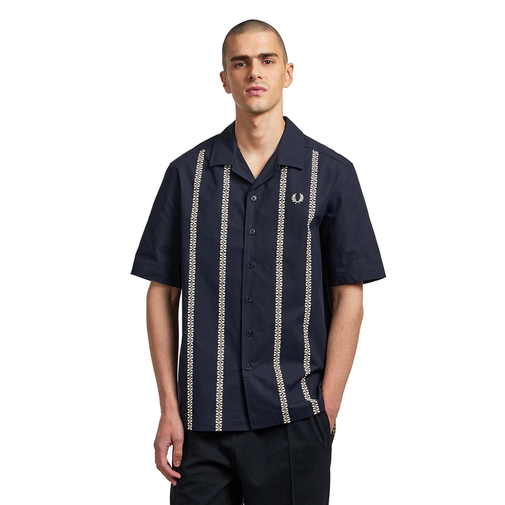 FRED PERRY Camisa descontraida print revere