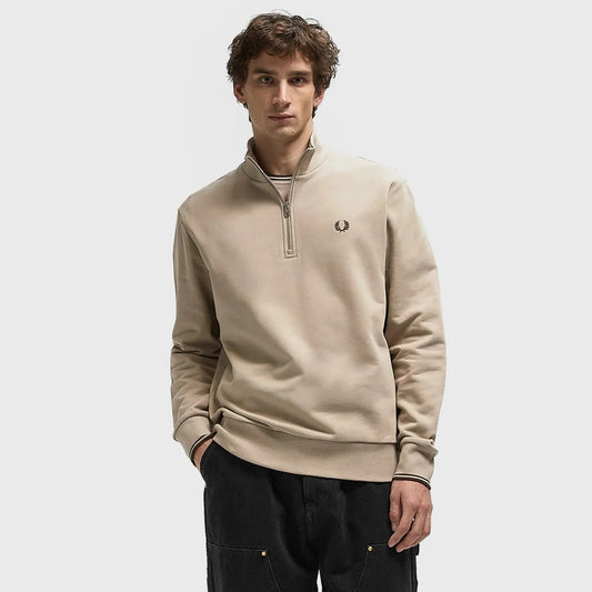 FRED PERRY Camisola com meio fecho de correr