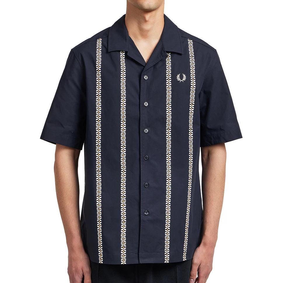 FRED PERRY Camisa descontraida print revere
