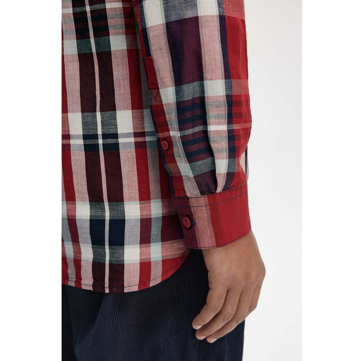 FRED PERRY Camisa xadrez madras