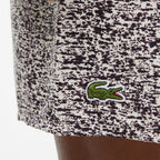 LACOSTE Calções de banho com estampado de comprimento médio