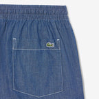 LACOSTE Calções de ganga relaxed fit