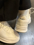 RALPH LAUREN Sapatilhas heritage aera em pele