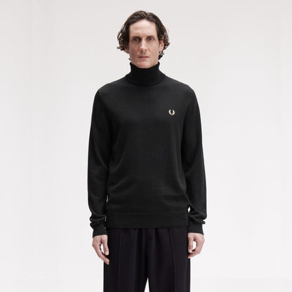 FRED PERRY Camisola com gola alta dobrada - CARISMAstore