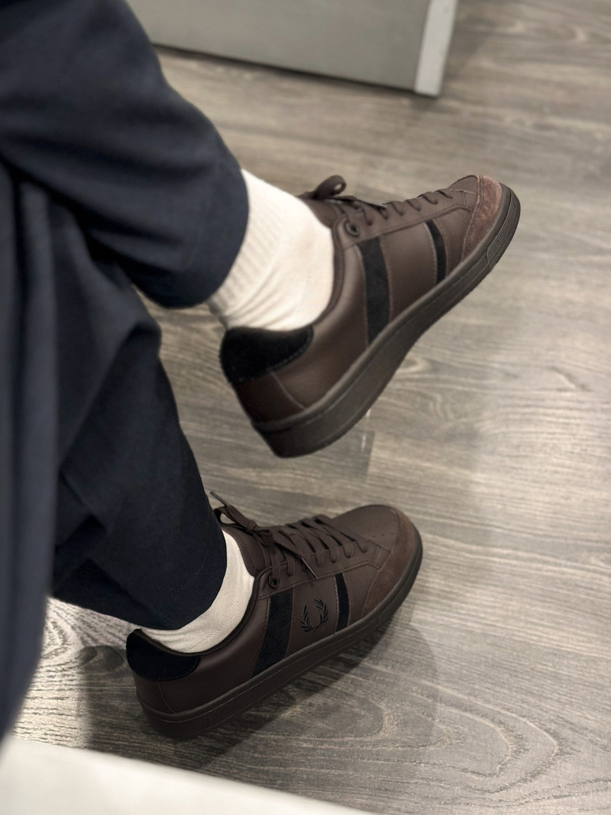 FRED PERRY Sapatilhas b725 em pele