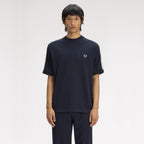 FRED PERRY T-shirt com fita em malha entrançada