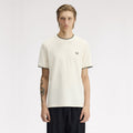 FRED PERRY T-shirt crepe piqué com detalhe de acabamento