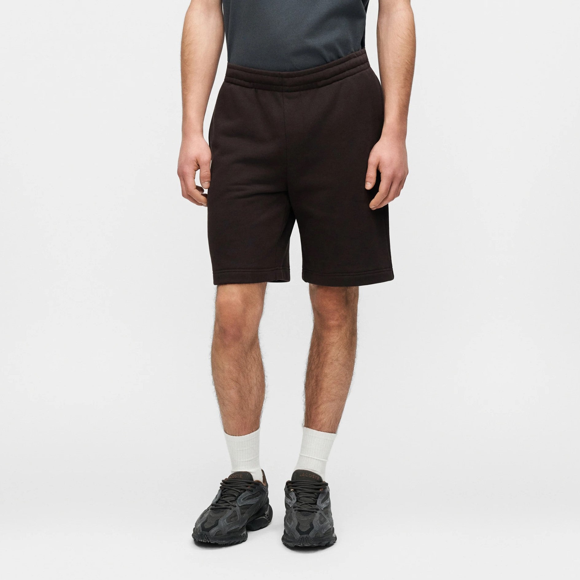 LACOSTE Calções relaxed fit em felpa