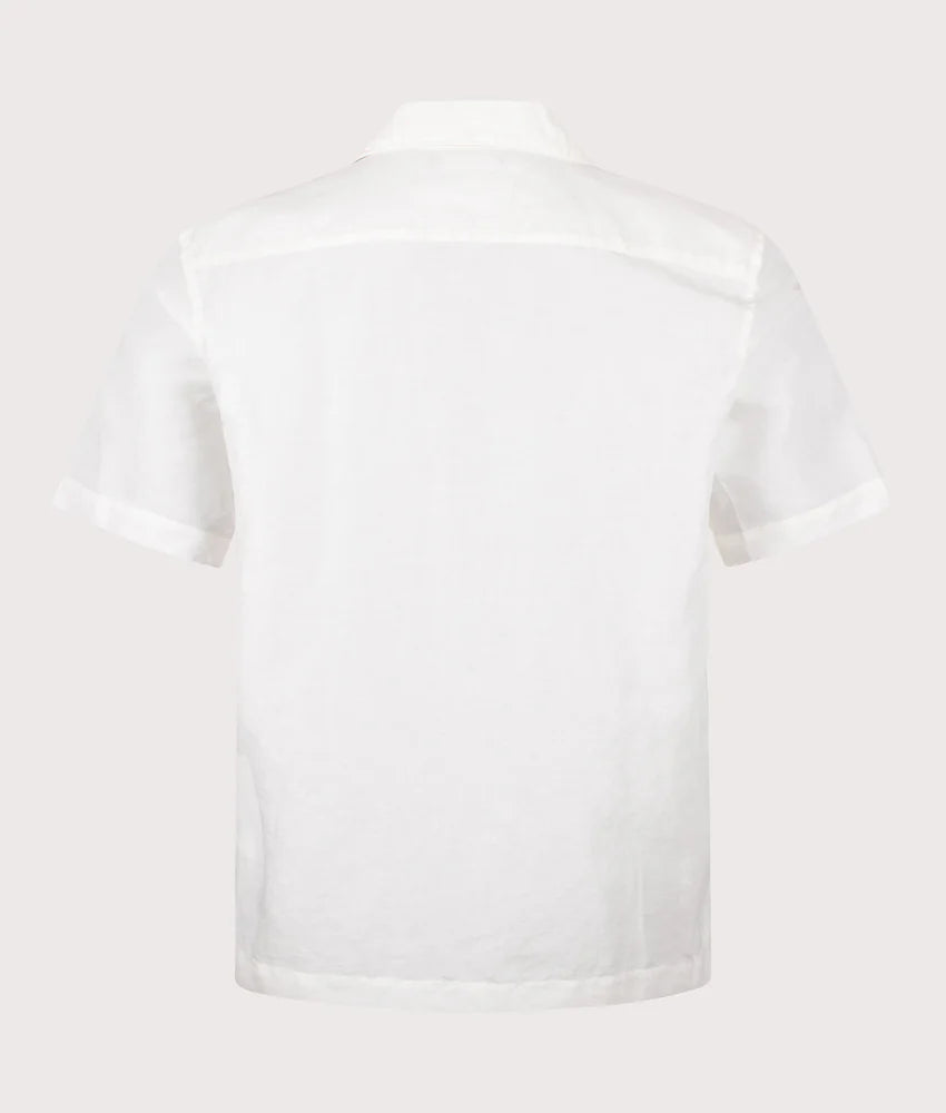 FRED PERRY Camisa de linho com gola