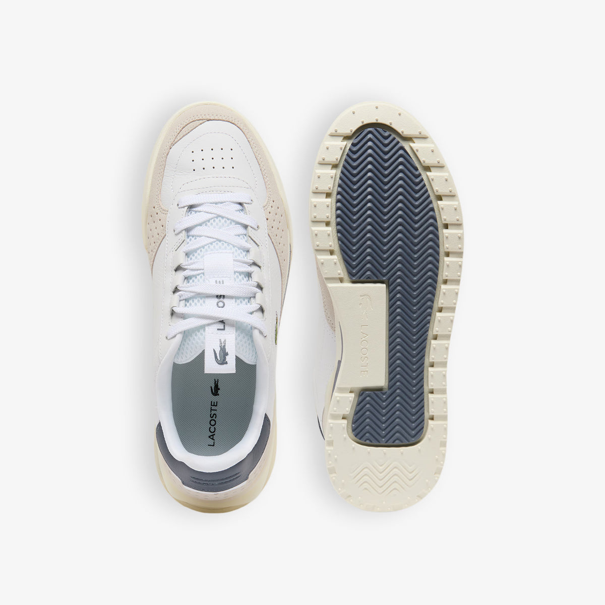 LACOSTE Sapatilhas slam break de pele