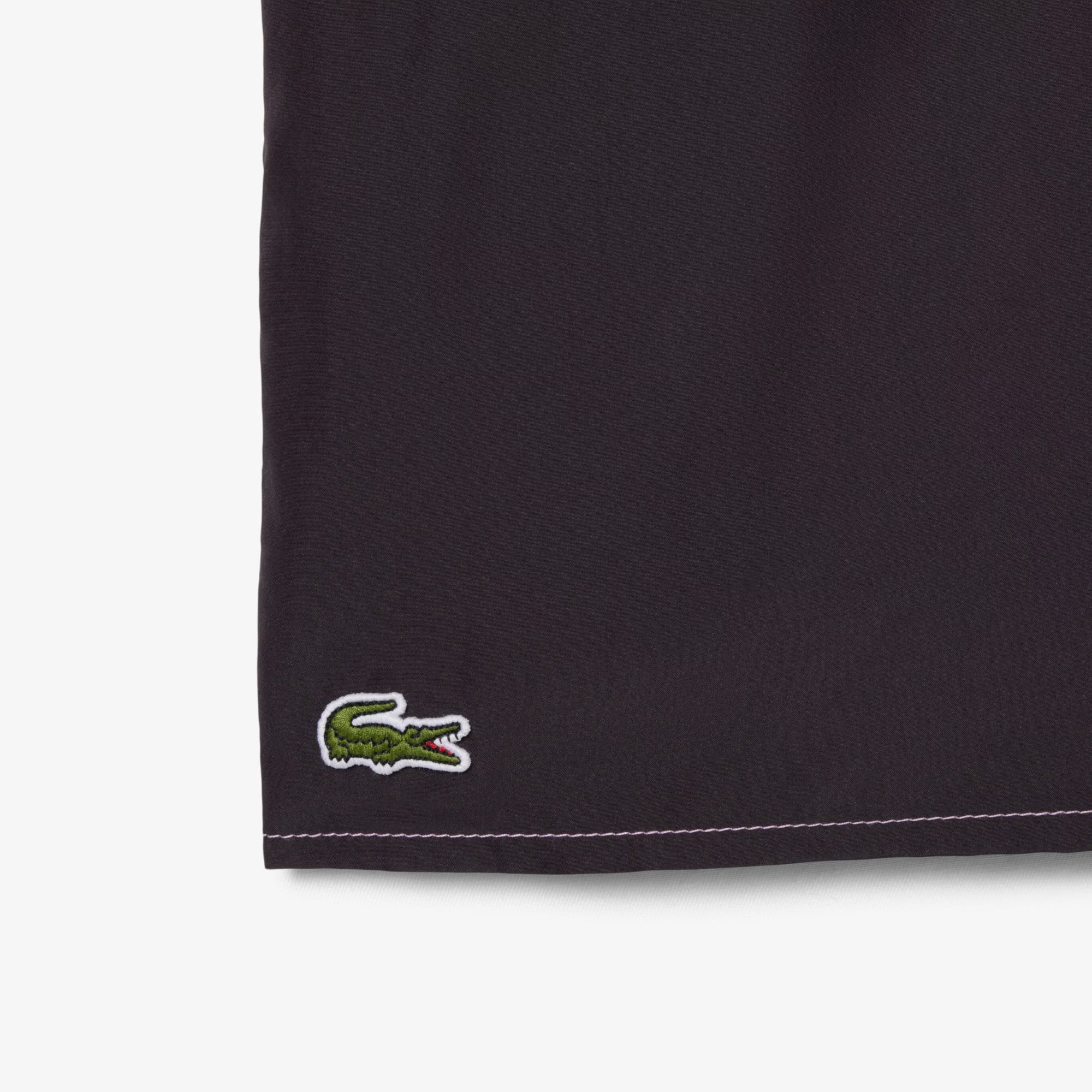 LACOSTE Calções de banho estampado alusivo ao ténis