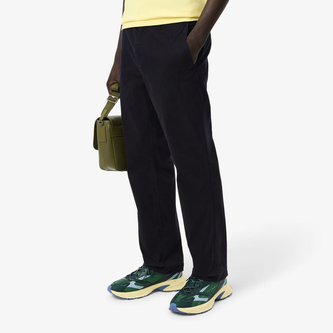 LACOSTE Calça chino regular fit