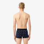 LACOSTE Pack de 3 boxers de algodão elástico - CARISMAstore