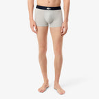 LACOSTE Pack de 3 boxers de algodão elástico - CARISMAstore