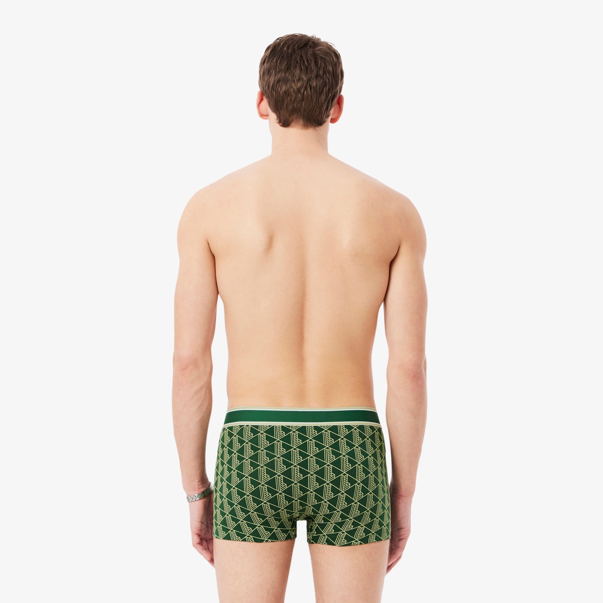 LACOSTE Pack de 3 boxers em monograma