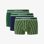 LACOSTE Pack de 3 boxers em monograma