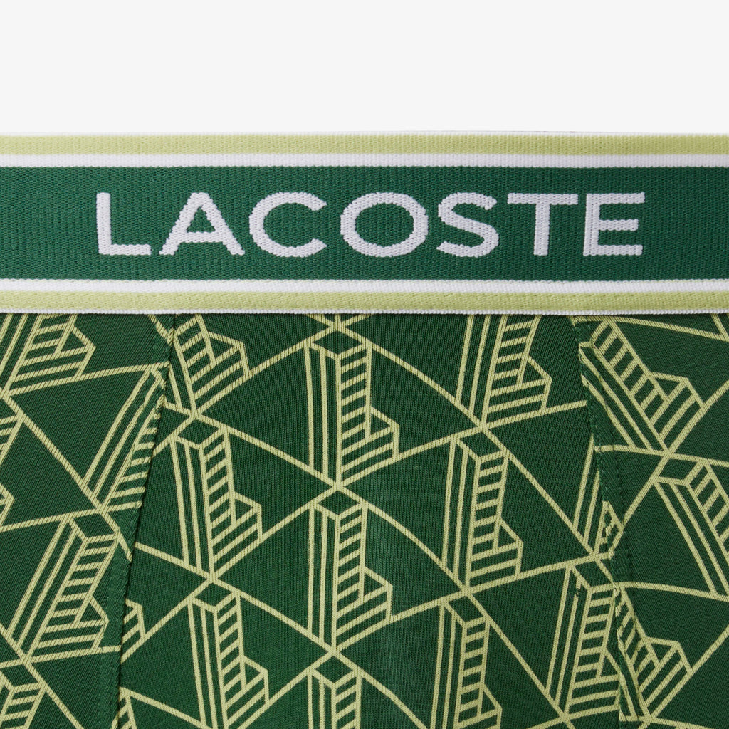 LACOSTE Pack de 3 boxers em monograma