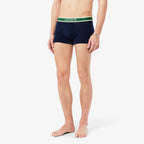 LACOSTE Pack de 3 boxers em monograma