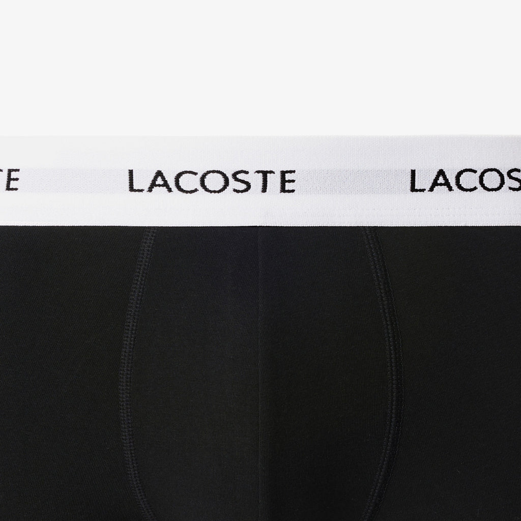 LACOSTE Pack de 3 boxers de algodão elástico