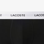 LACOSTE Pack de 3 boxers de algodão elástico