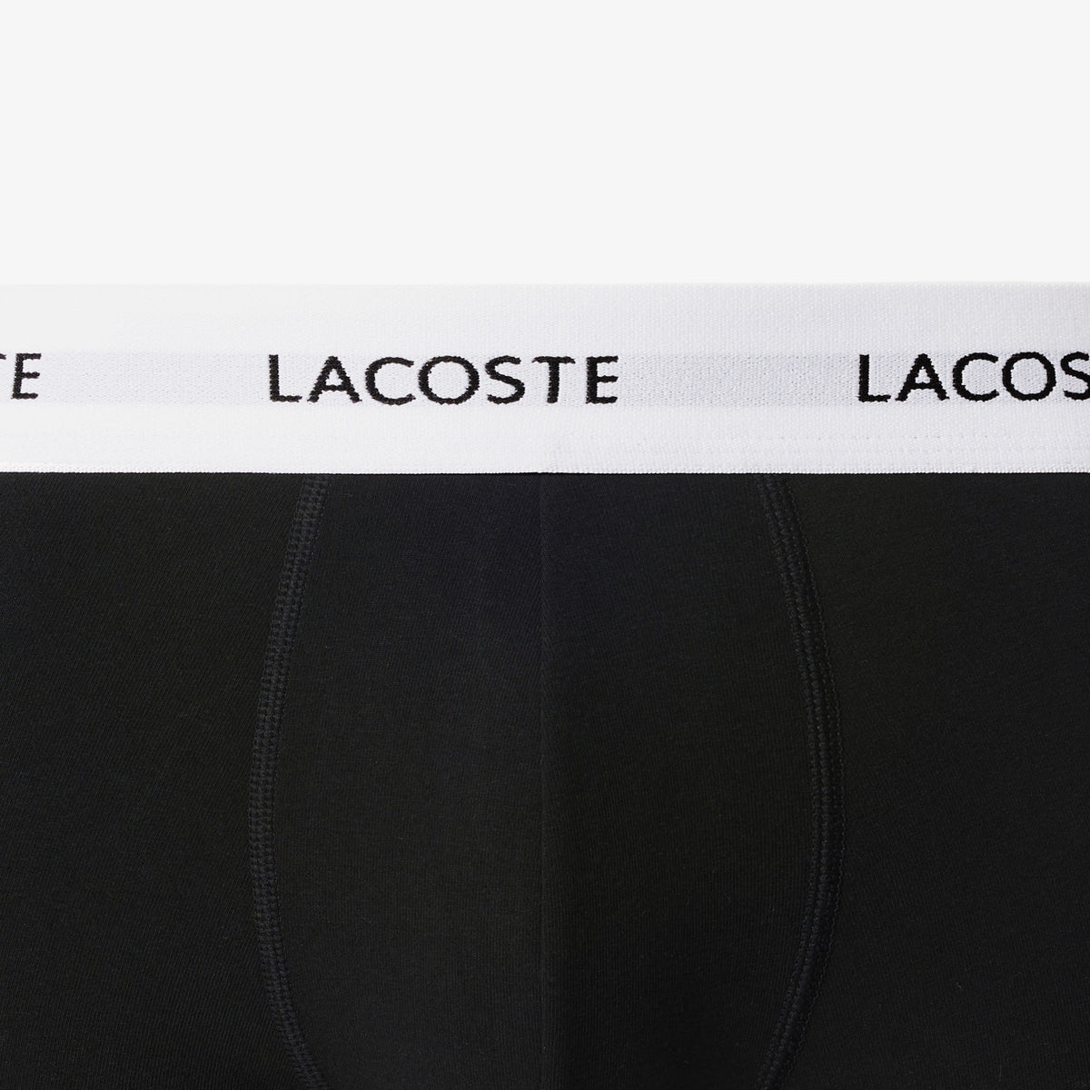 LACOSTE Pack de 3 boxers de algodão elástico