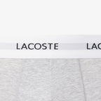 LACOSTE Pack de 3 boxers de algodão elástico
