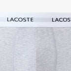 LACOSTE Pack de 3 boxers de algodão elástico