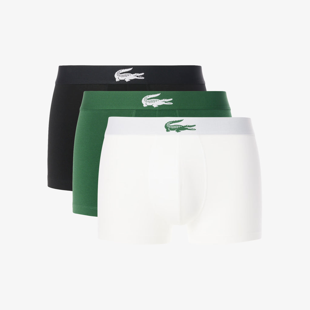 LACOSTE Pack de 3 boxers de jersey elástico