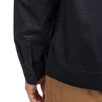 FRED PERRY Sobrecamisa de lona com bainha canelada