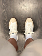 VEJA Sapatilhas volley leather white nautico bark